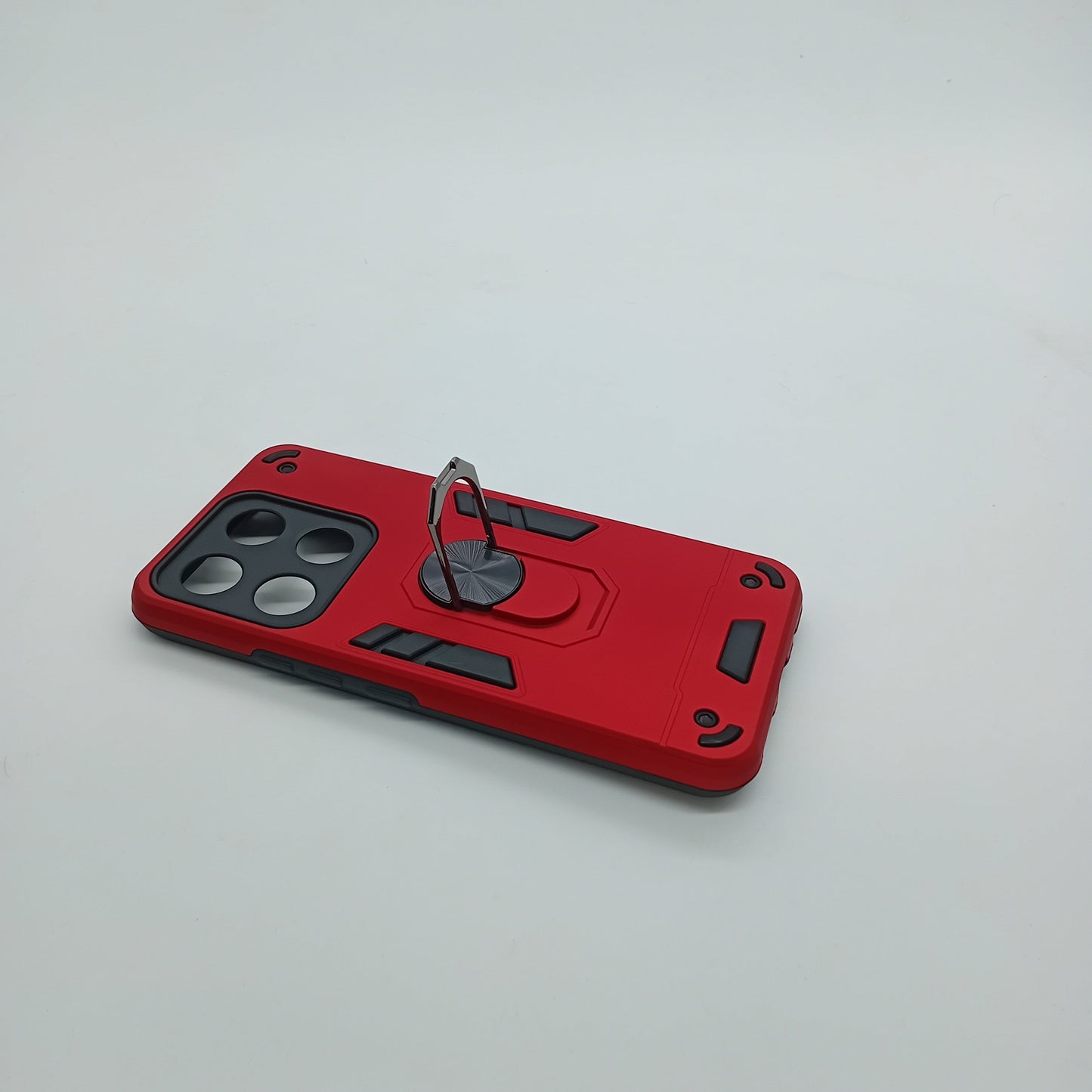 itel A60s Hard PC Case with Ring Holder, Shockproof Slim Cover