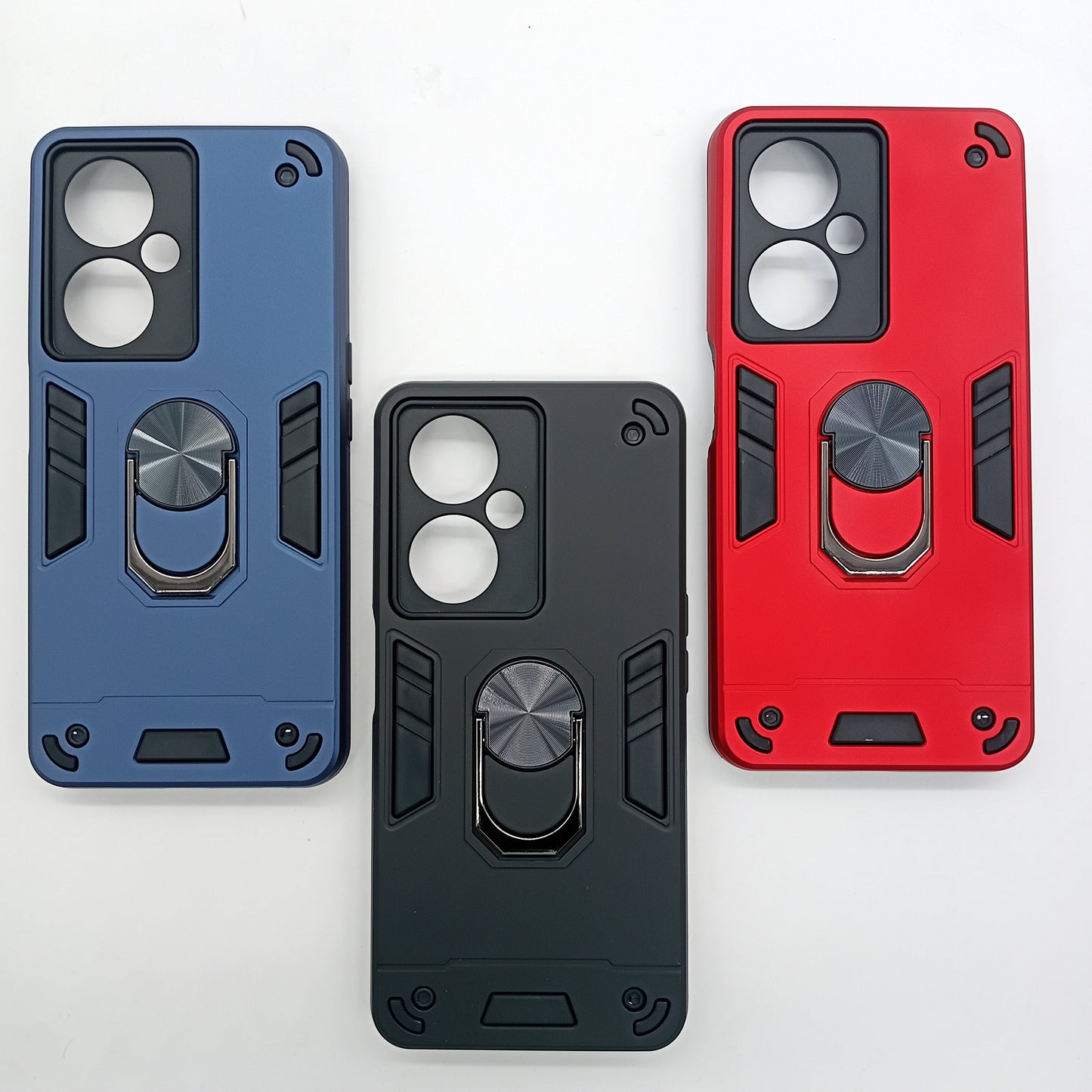 OPPO Nord CE3 Lite Hard Case with Ring Holder - Shockproof Slim Cover