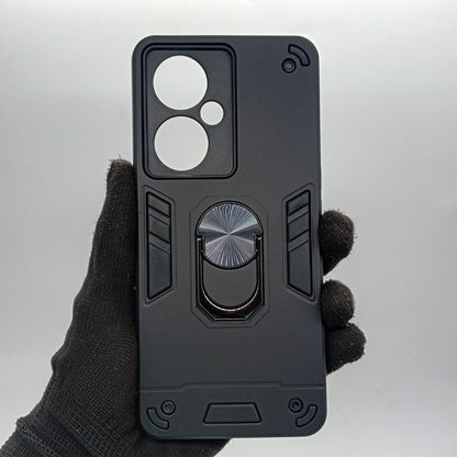 OPPO Nord CE3 Lite Hard Case with Ring Holder - Shockproof Slim Cover
