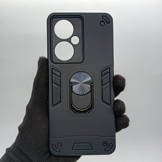 OPPO Nord CE3 Lite Hard Case with Ring Holder - Shockproof Slim Cover