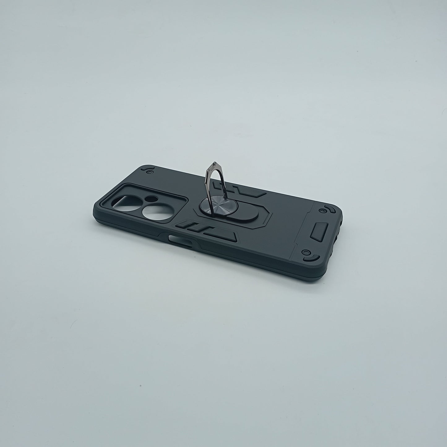 OPPO Nord CE3 Lite Hard Case with Ring Holder - Shockproof Slim Cover