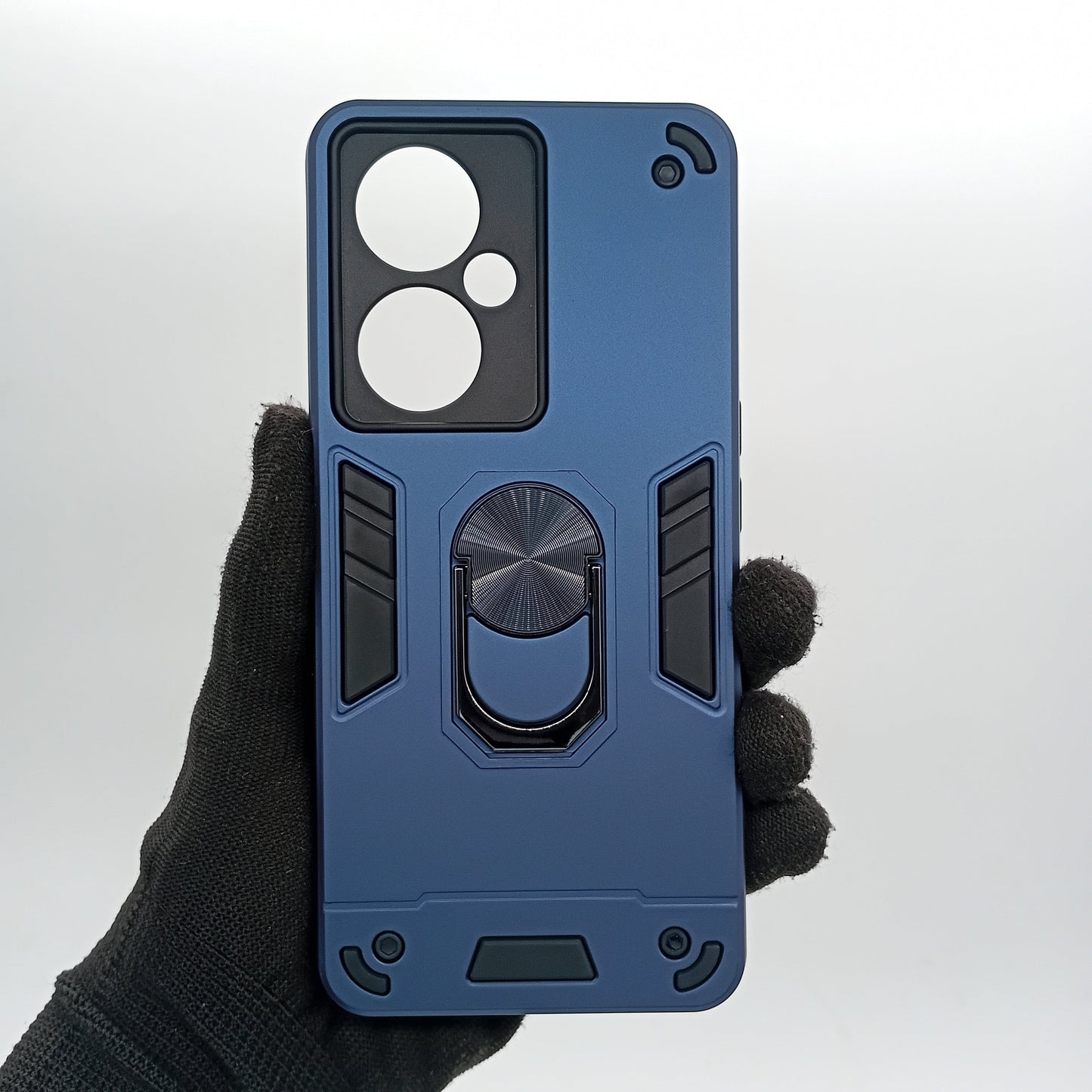OPPO Nord CE3 Lite Hard Case with Ring Holder - Shockproof Slim Cover