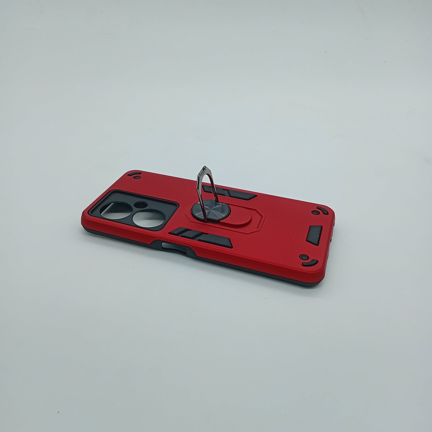 OPPO Nord CE3 Lite Hard Case with Ring Holder - Shockproof Slim Cover