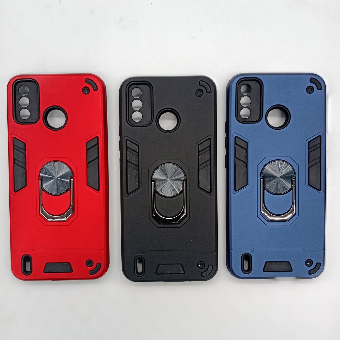 Tecno Spark 6 Go Hard PC Shockproof Case with Ring Holder