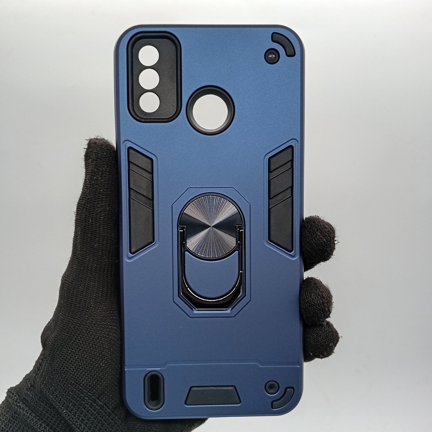 Tecno Spark 6 Go Hard PC Shockproof Case with Ring Holder