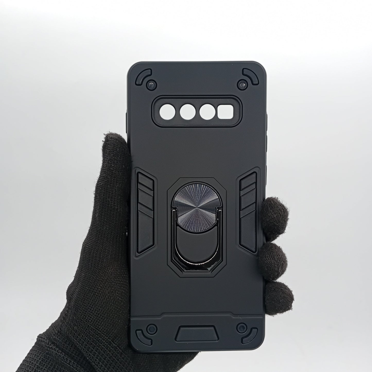 Samsung S10+ Hard PC Shockproof Ring Case