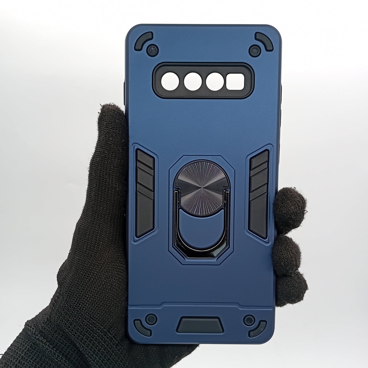 Samsung S10+ Hard PC Shockproof Ring Case