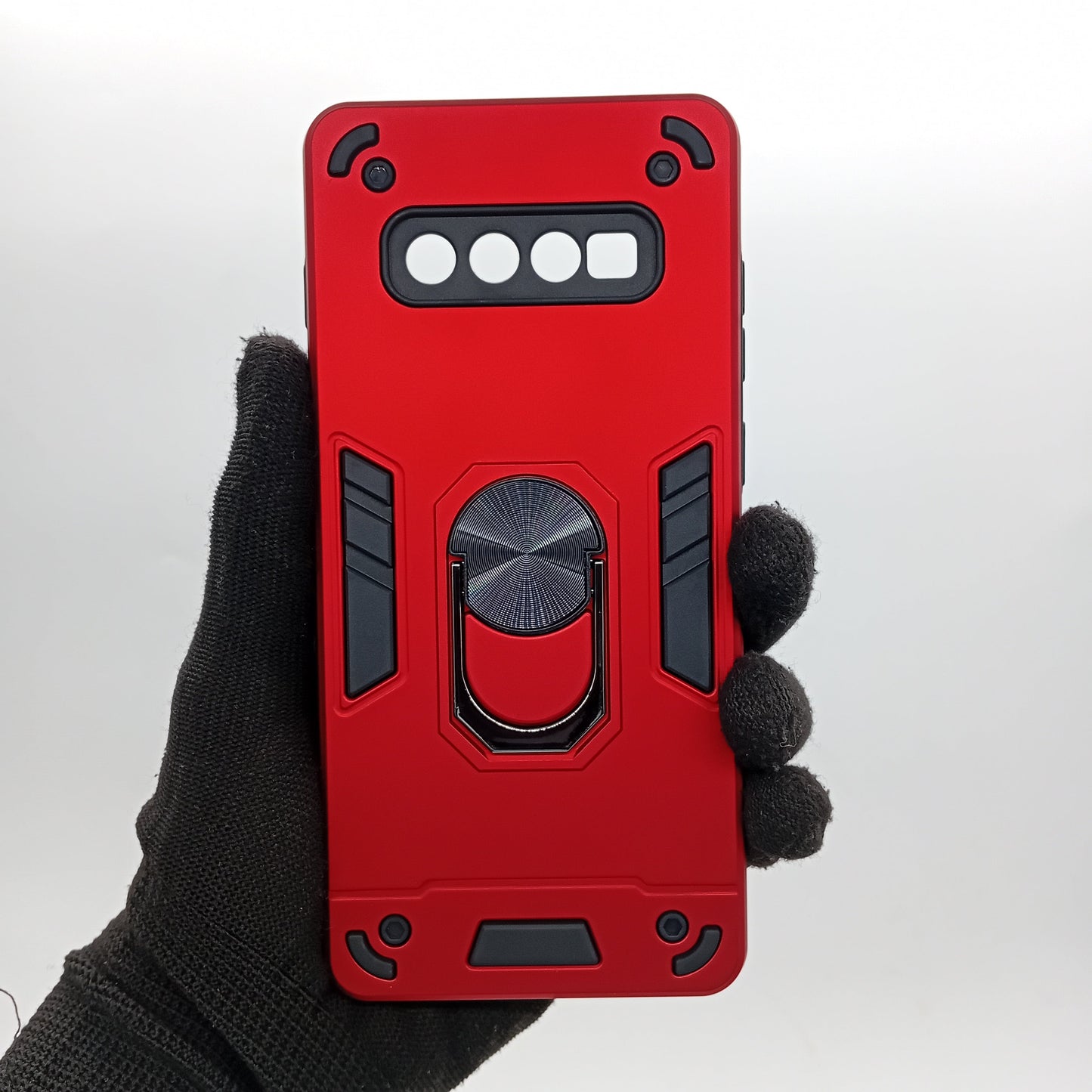 Samsung S10+ Hard PC Shockproof Ring Case