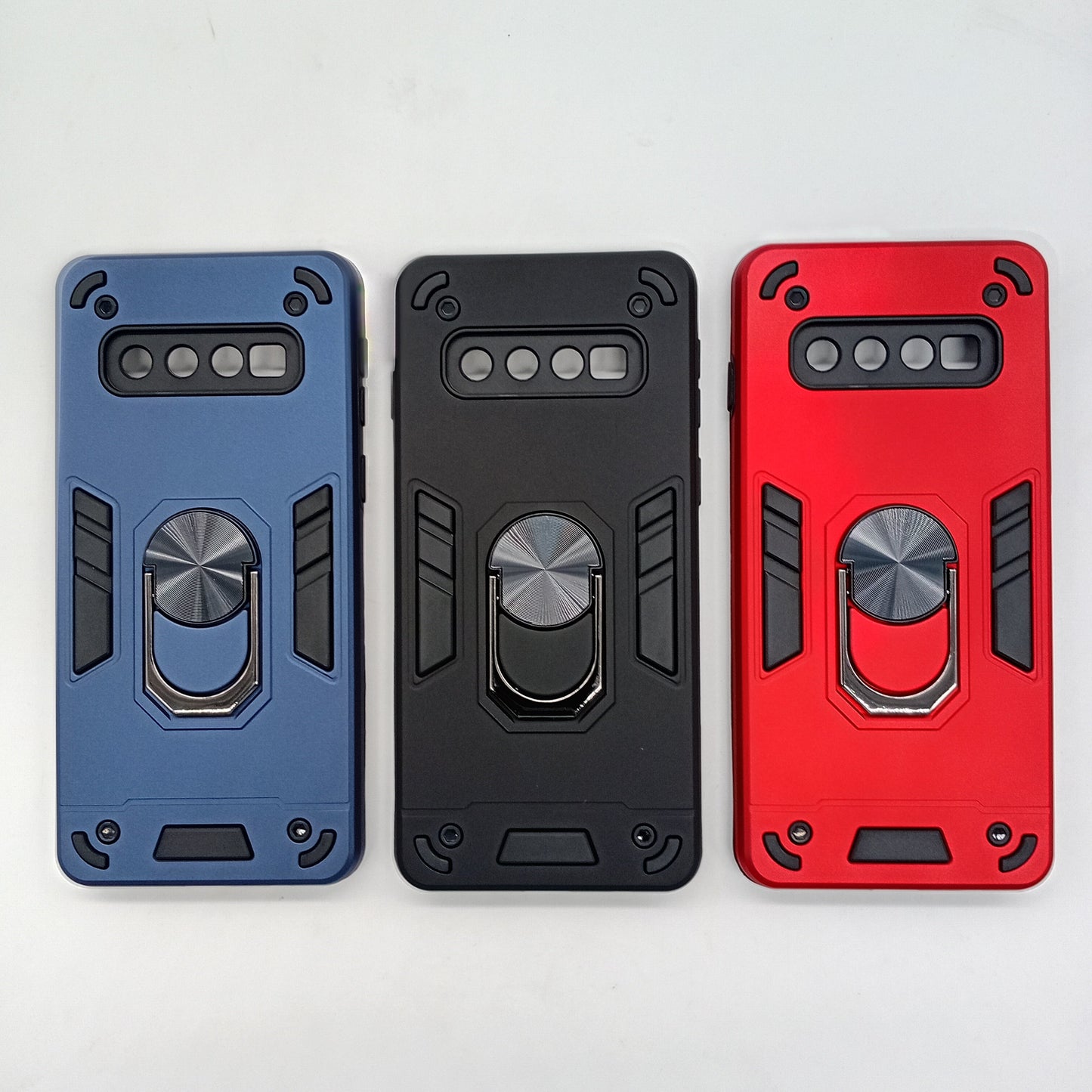 Samsung S10 Hard PC Shockproof Slim Ring Holder Case