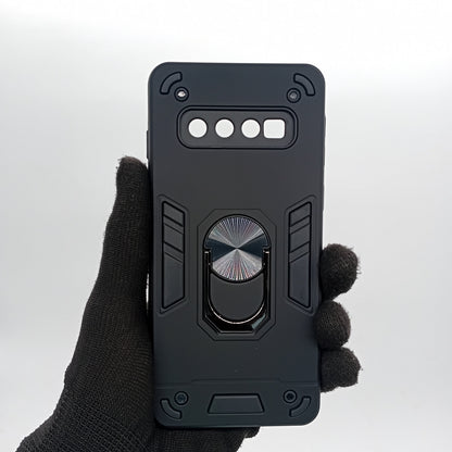 Samsung S10 Hard PC Shockproof Slim Ring Holder Case