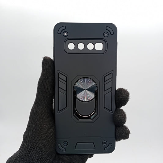 Samsung S10 Hard PC Shockproof Slim Ring Holder Case