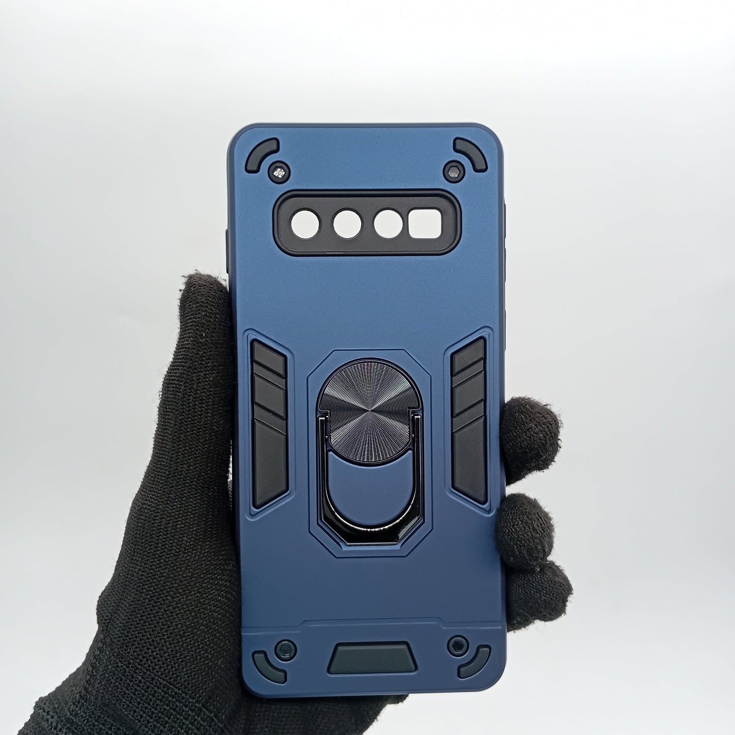 Samsung S10 Hard PC Shockproof Slim Ring Holder Case