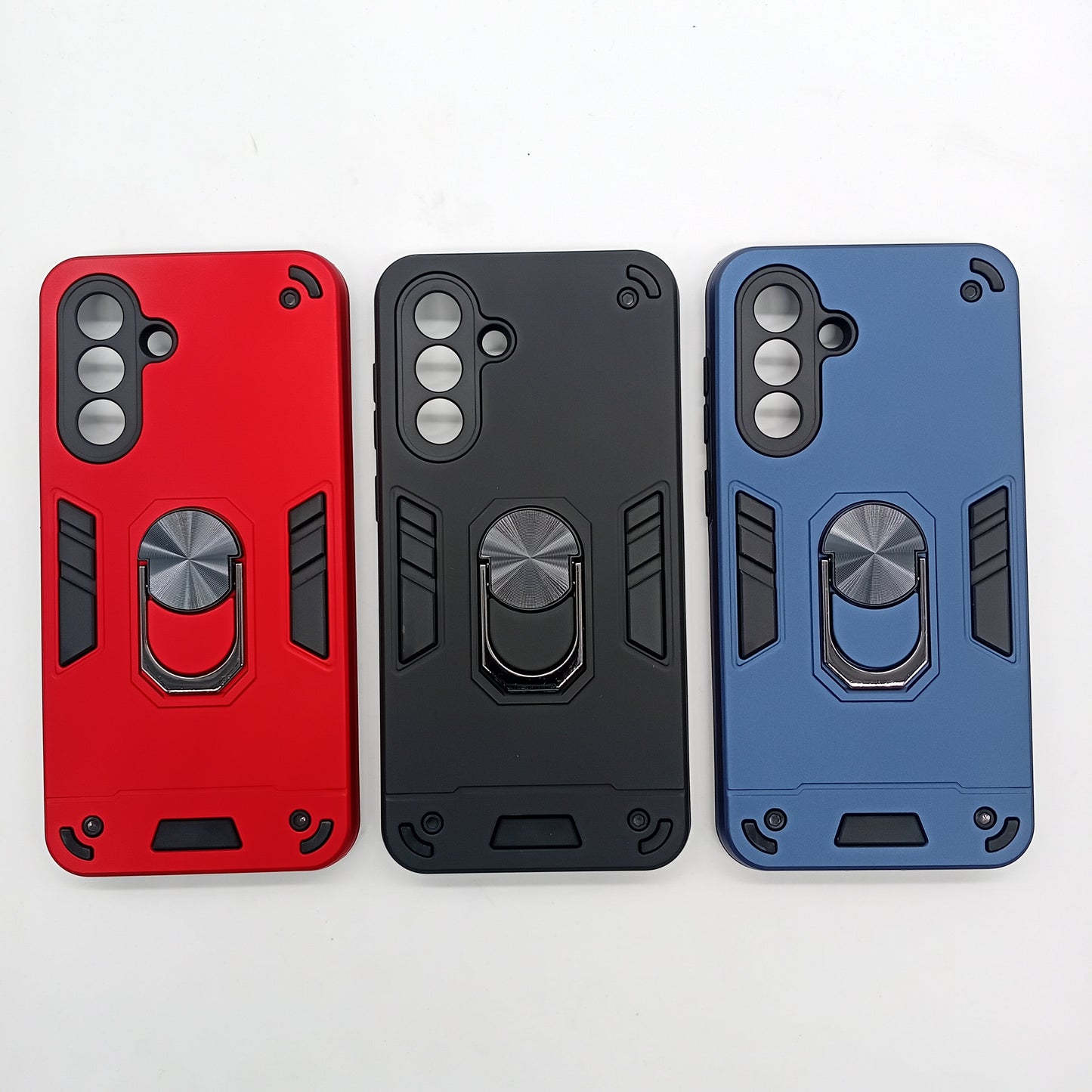 Samsung A56 Hard PC Case with Ring Holder - Shockproof Slim Cover