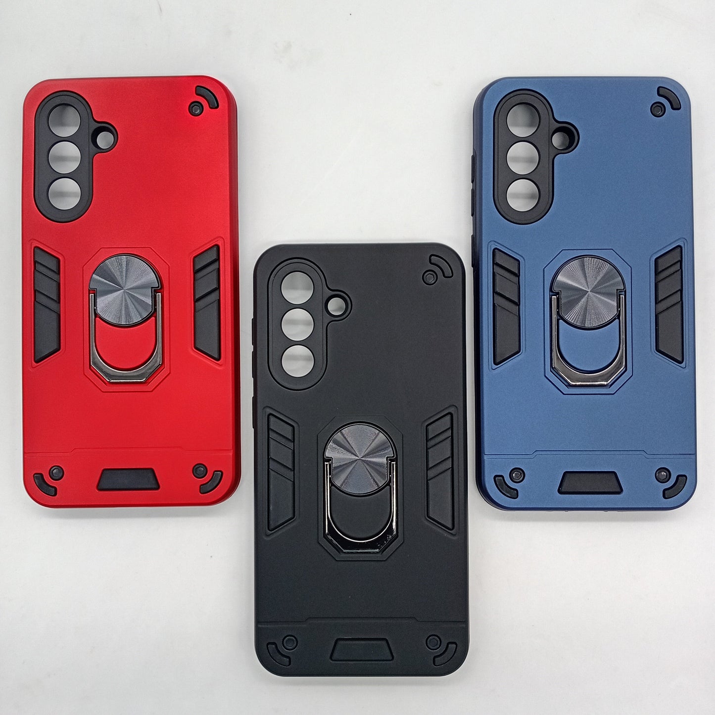 Samsung A56 Hard PC Case with Ring Holder - Shockproof Slim Cover
