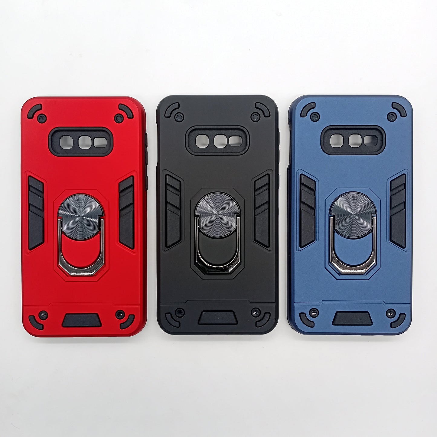 Samsung S10E Hard PC Shockproof Slim Case w/Ring Holder