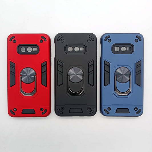 Samsung S10E Hard PC Shockproof Slim Case w/Ring Holder