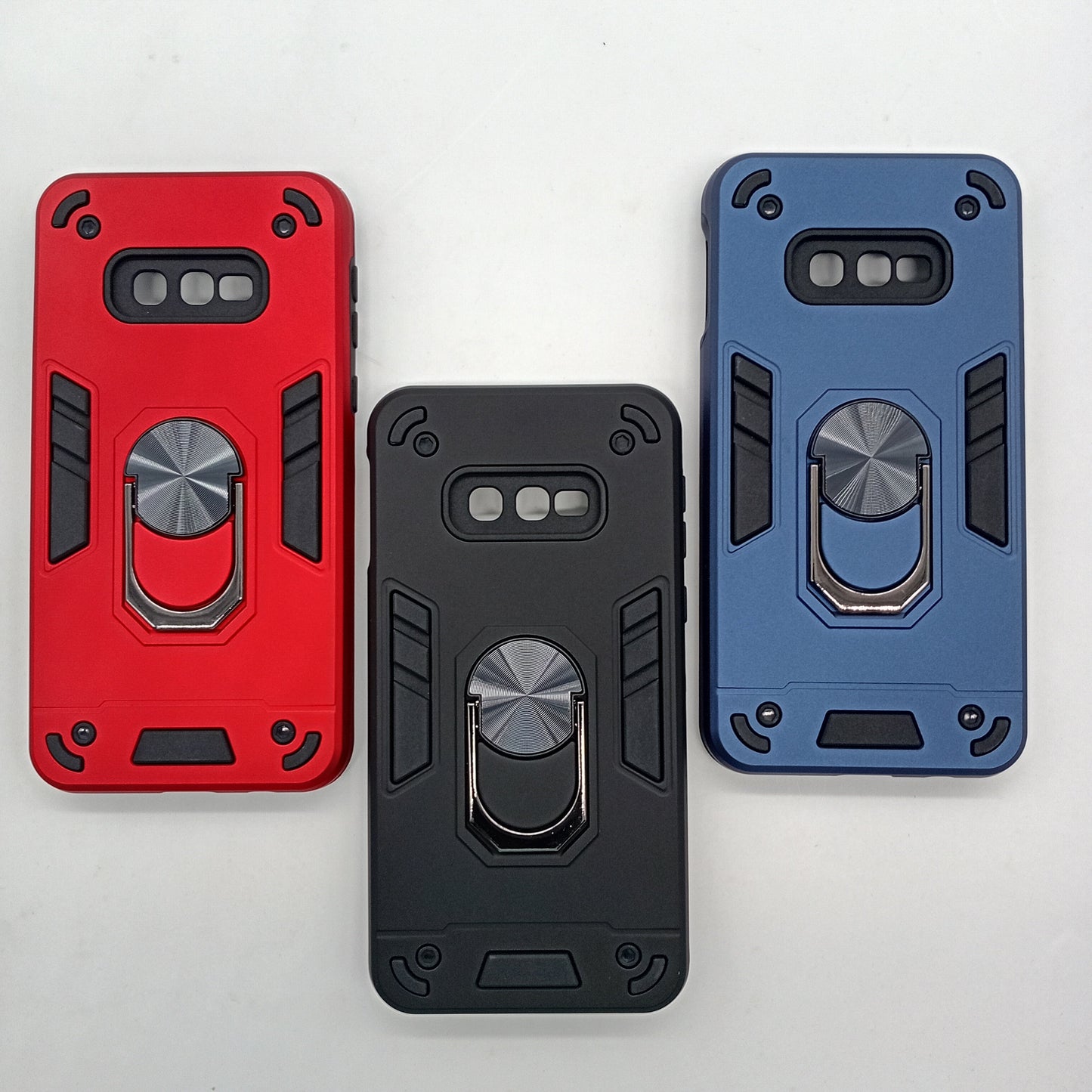 Samsung S10E Hard PC Shockproof Slim Case w/Ring Holder
