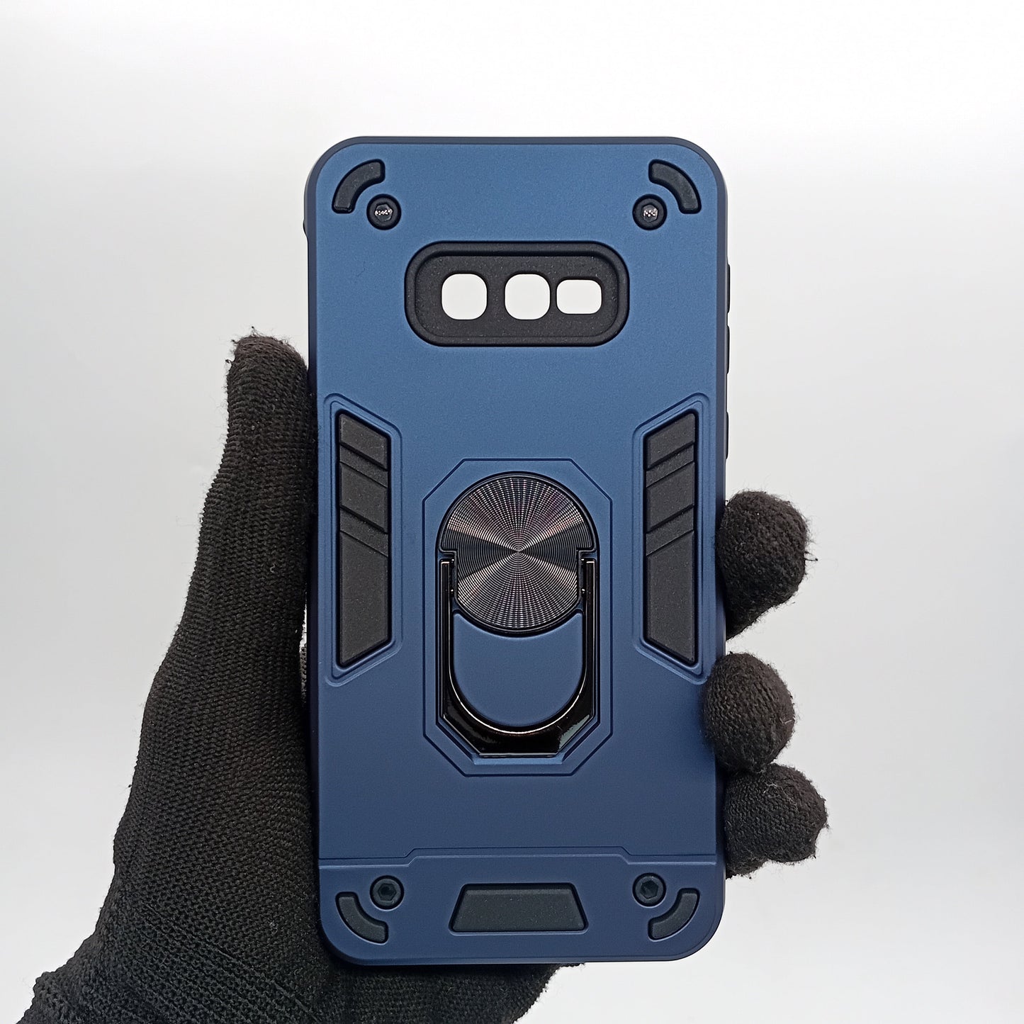 Samsung S10E Hard PC Shockproof Slim Case w/Ring Holder