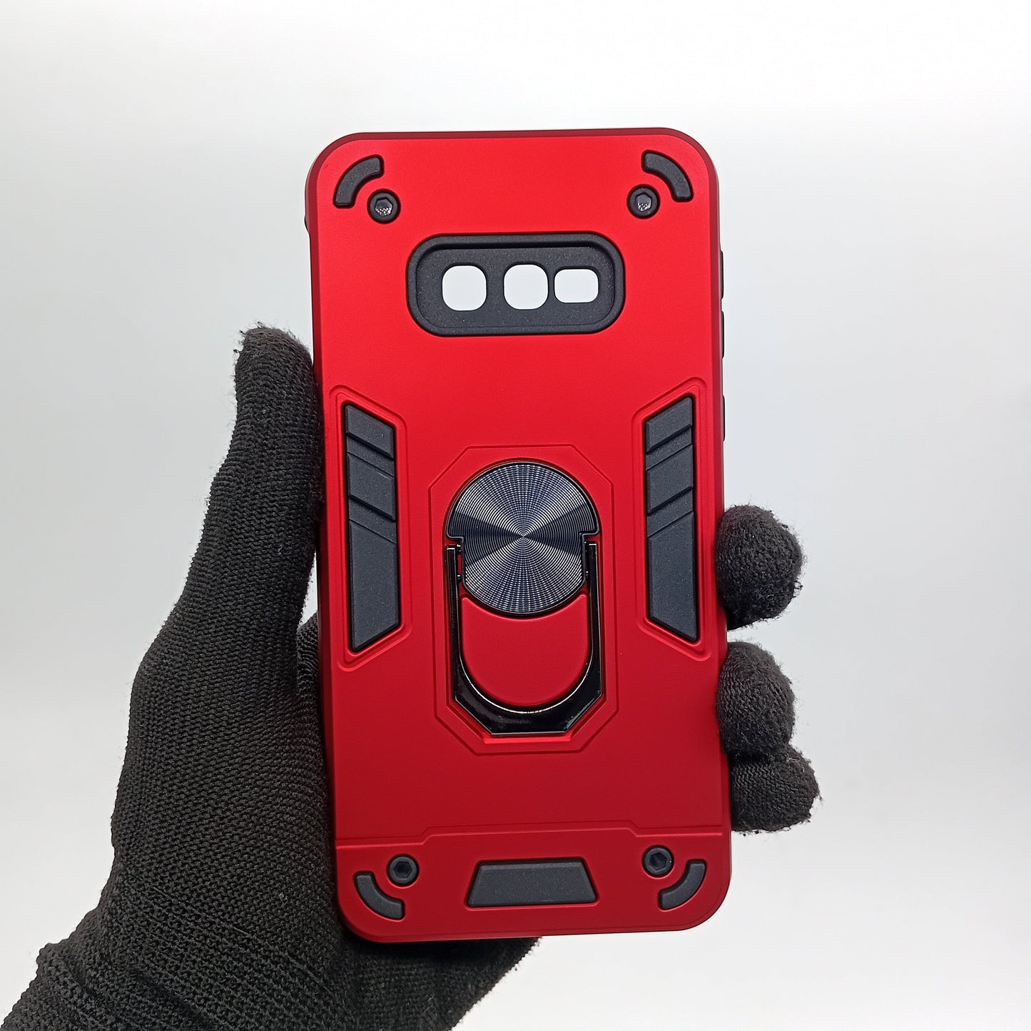 Samsung S10E Hard PC Shockproof Slim Case w/Ring Holder