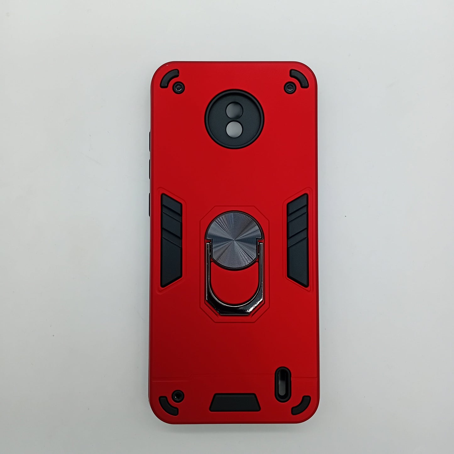 Nokia C10 Hard PC Case with Ring Holder - Shockproof Slim Cover