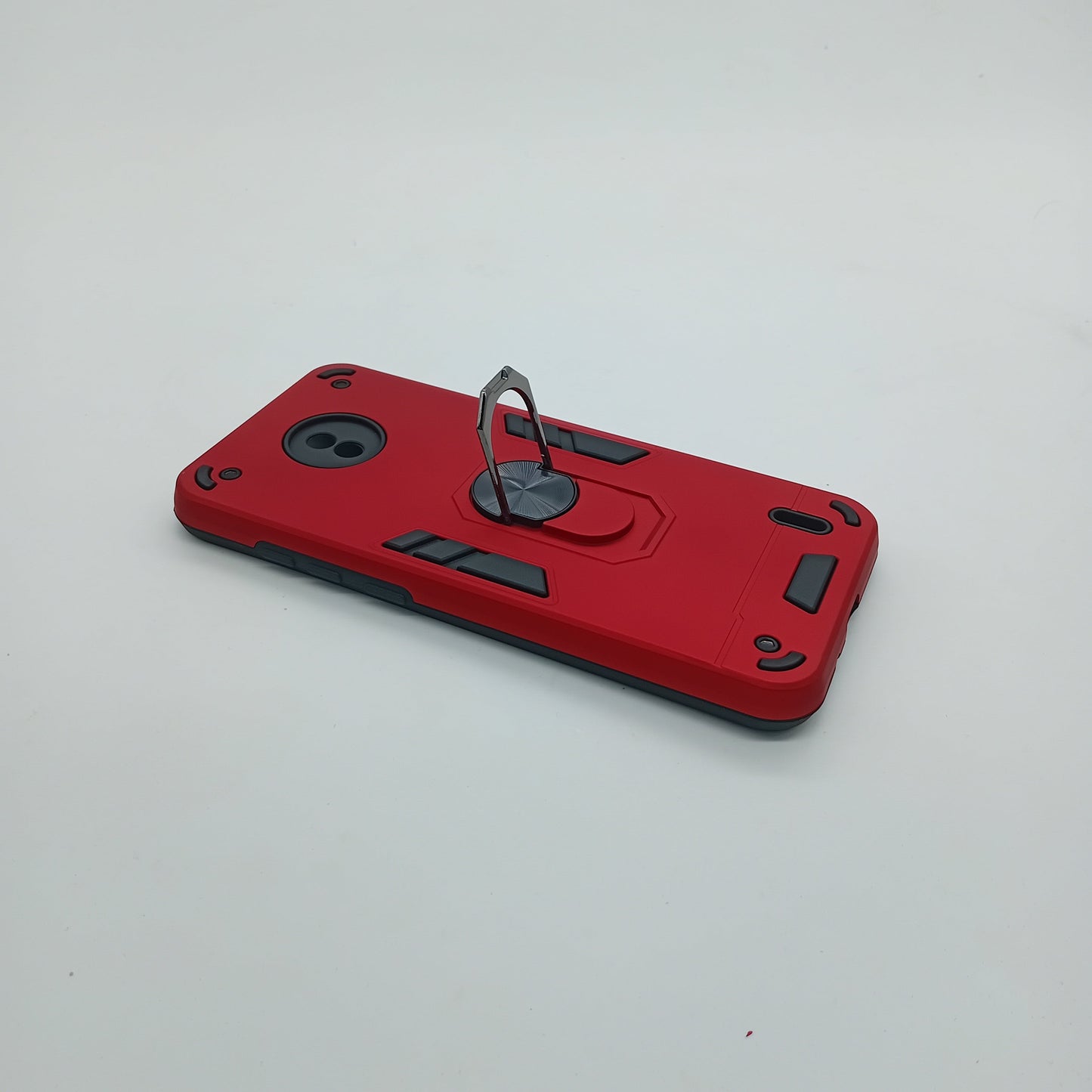 Nokia C10 Hard PC Case with Ring Holder - Shockproof Slim Cover