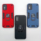 Nokia C32 Hard PC Shockproof Case with Ring Holder