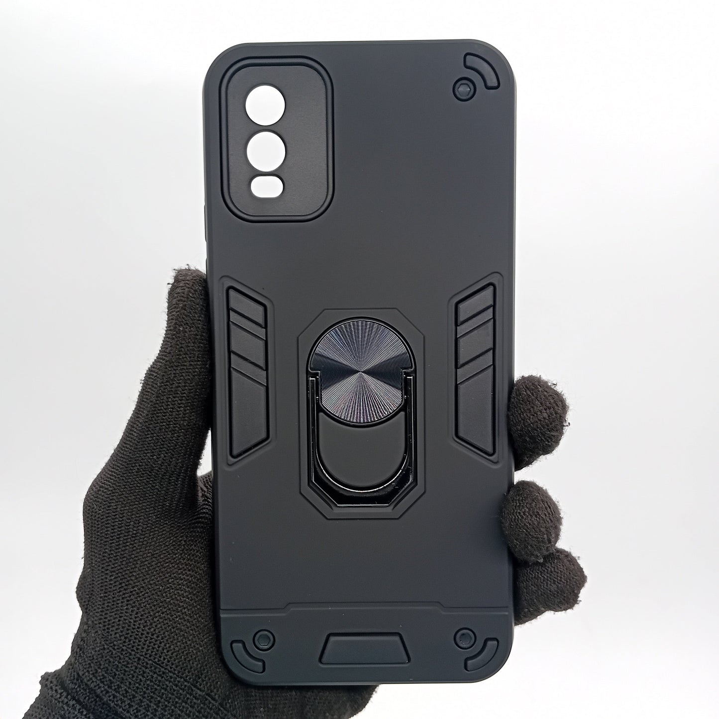 Nokia C32 Hard PC Shockproof Case with Ring Holder