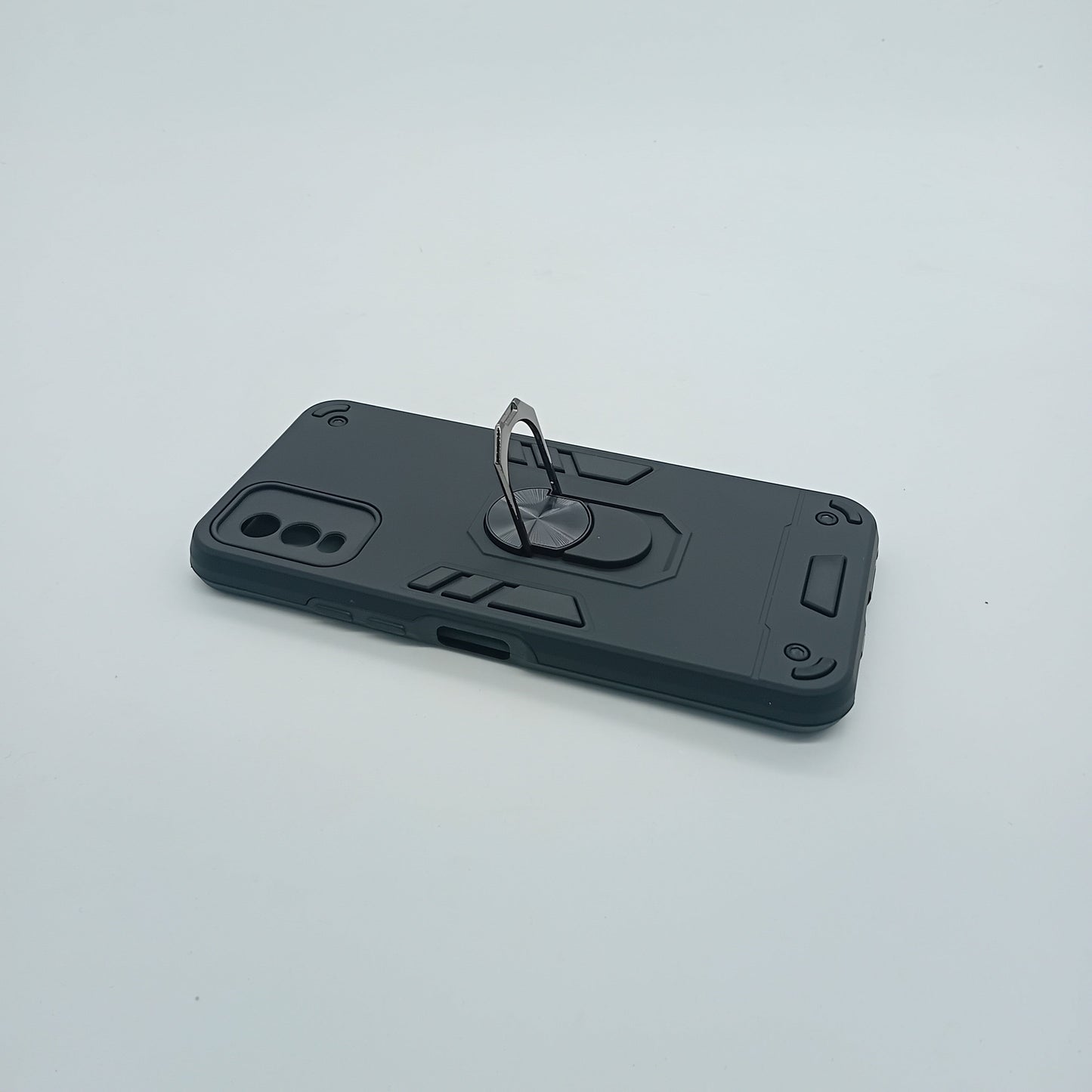 Nokia C32 Hard PC Shockproof Case with Ring Holder