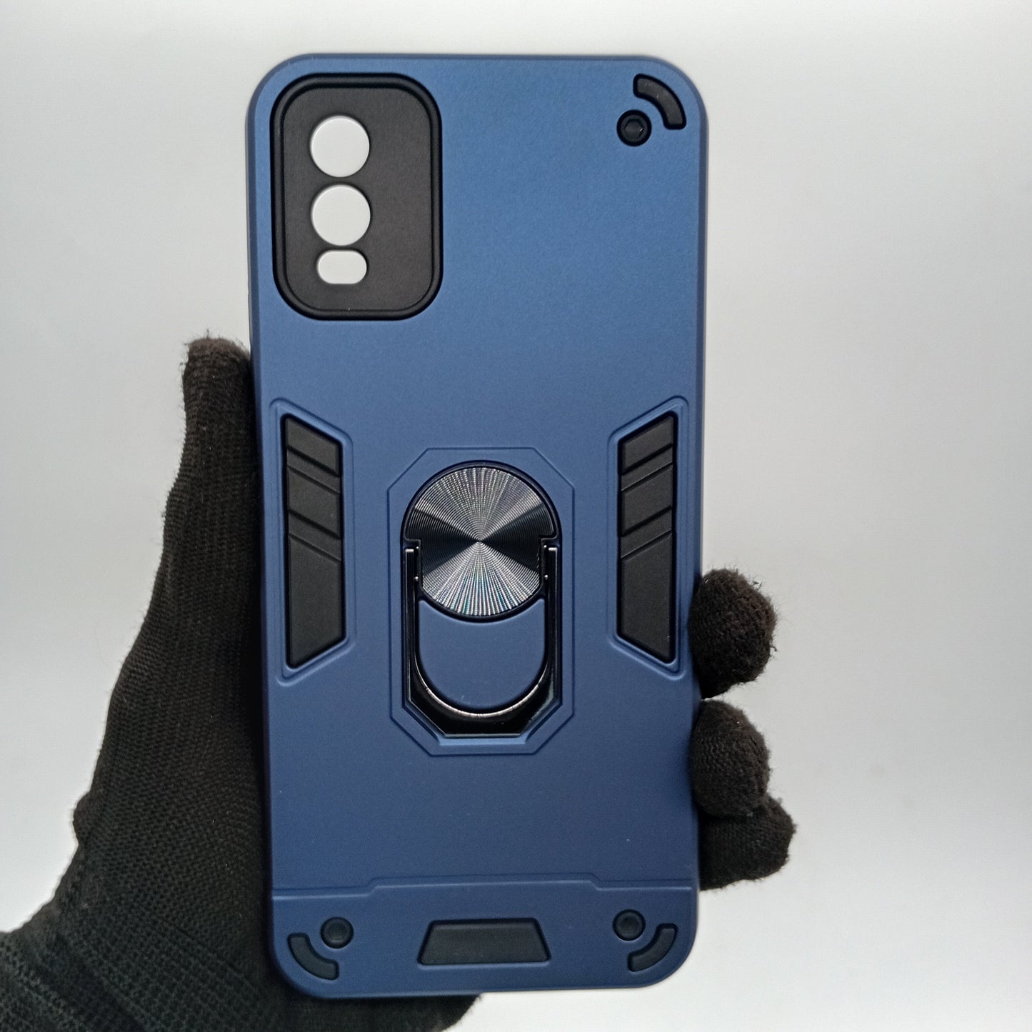 Nokia C32 Hard PC Shockproof Case with Ring Holder