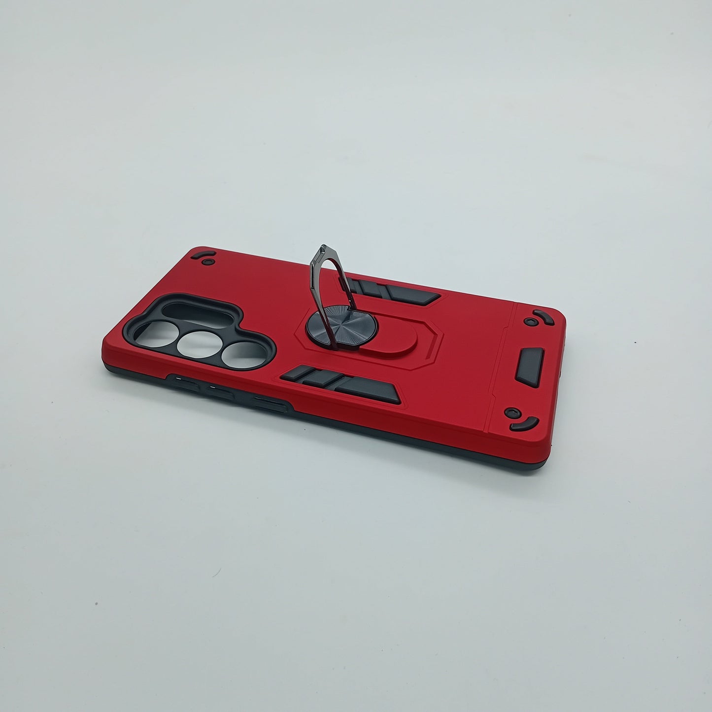 Samsung S25 Ultra Hard PC Case: Shockproof Slim Cover with Ring Holder