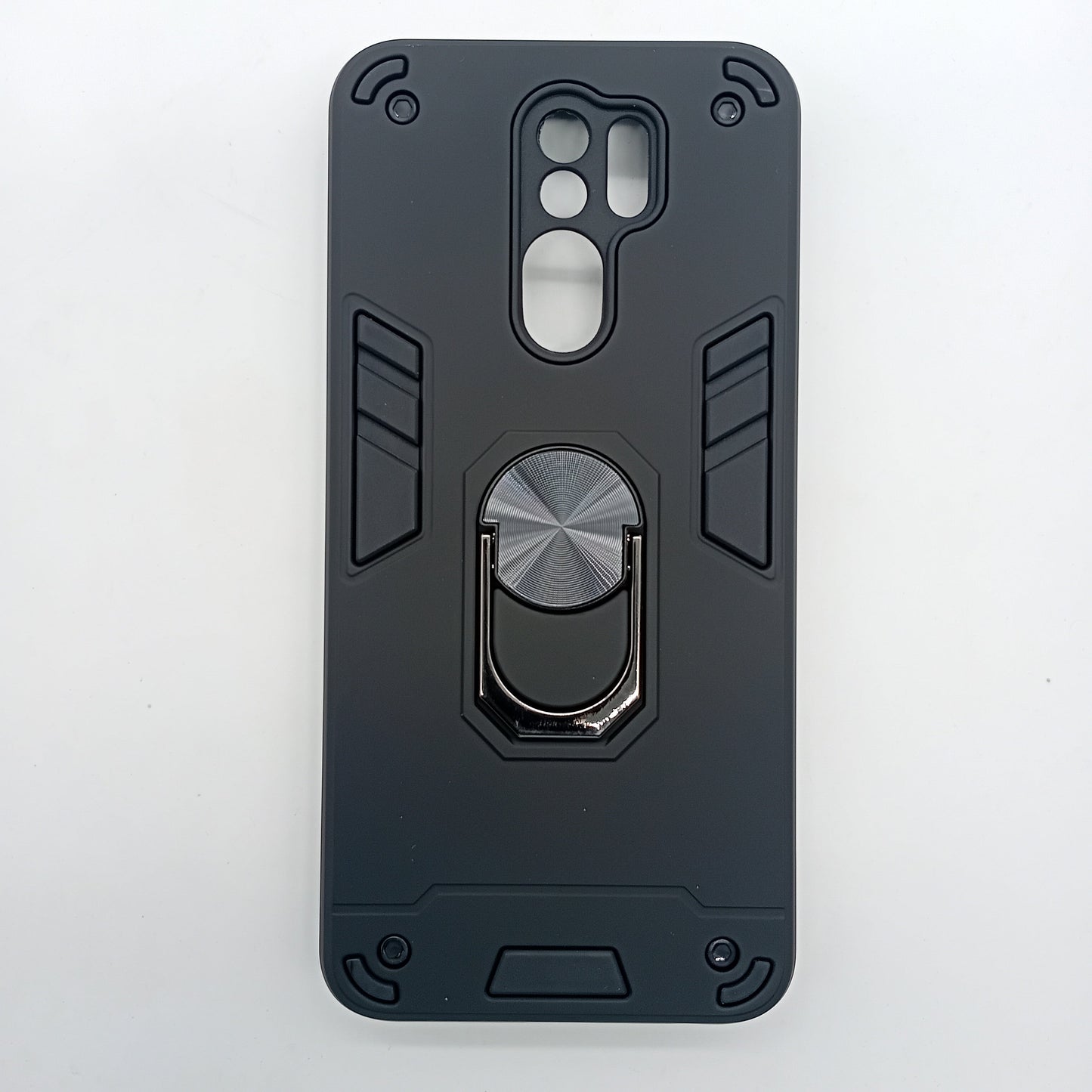 Redmi 9 Hard PC Shockproof Case with Ring Holder Slim Cover