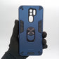 Redmi 9 Hard PC Shockproof Case with Ring Holder Slim Cover