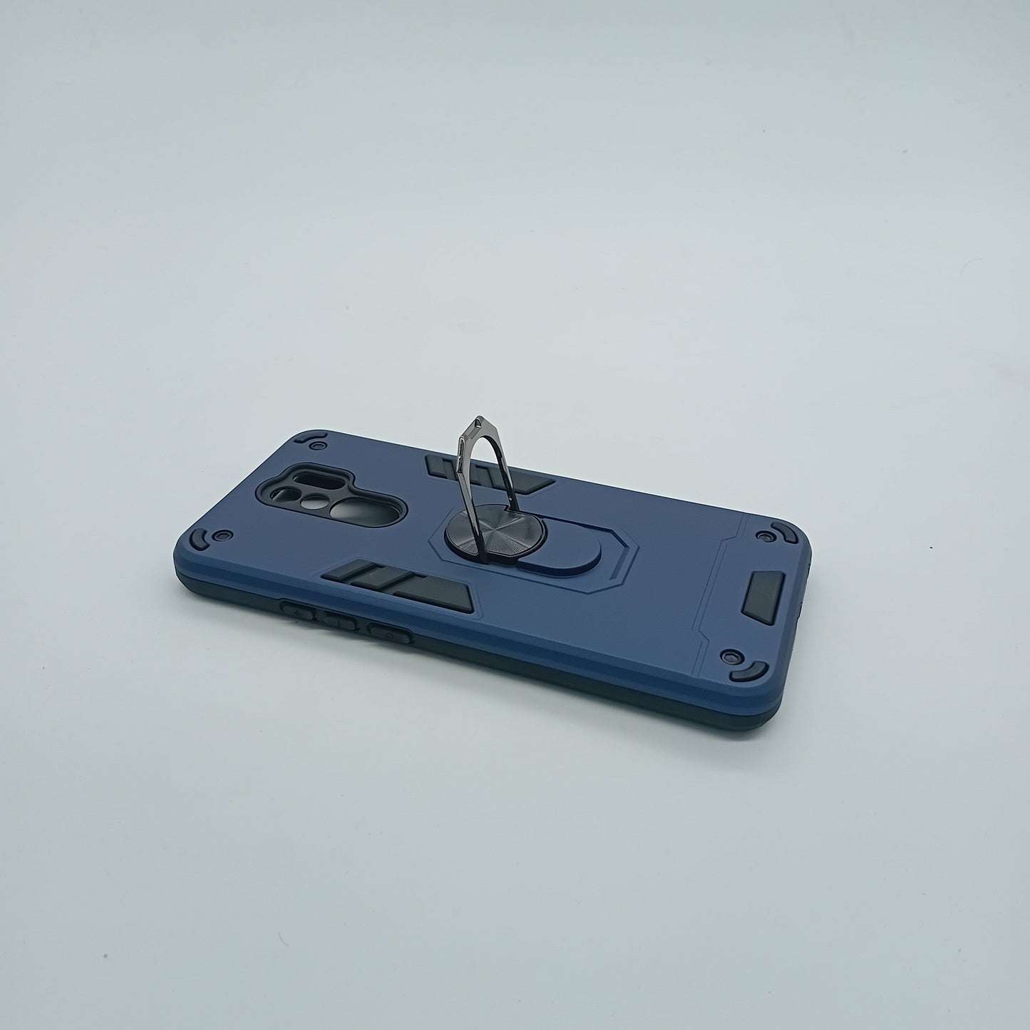 Redmi 9 Hard PC Shockproof Case with Ring Holder Slim Cover