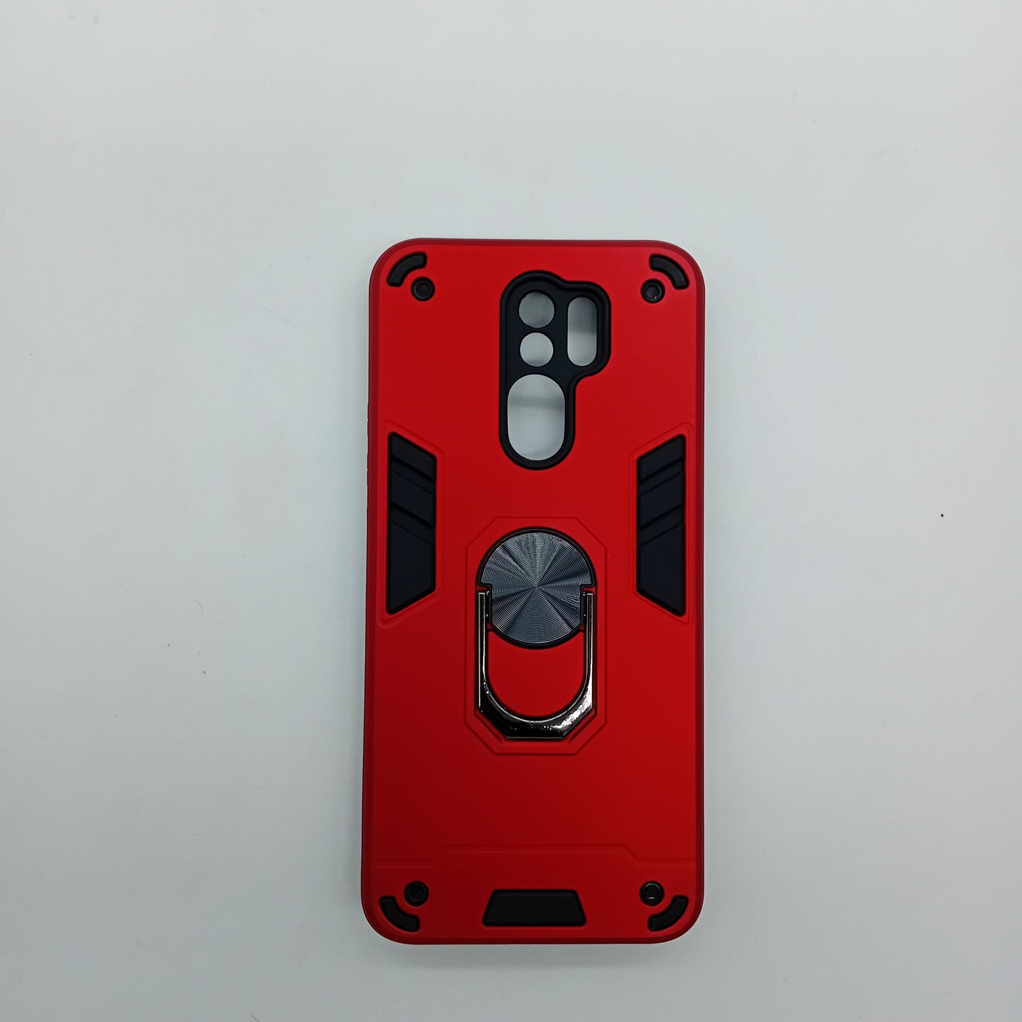 Redmi 9 Hard PC Shockproof Case with Ring Holder Slim Cover