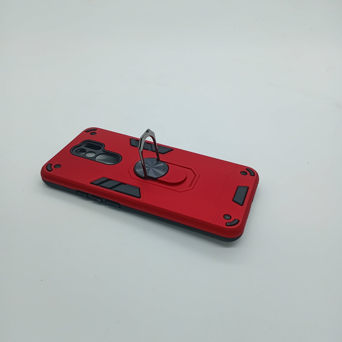 Redmi 9 Hard PC Shockproof Case with Ring Holder Slim Cover