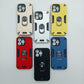 iPhone 16 Pro Max Ring Holder Shockproof Slim PC Case