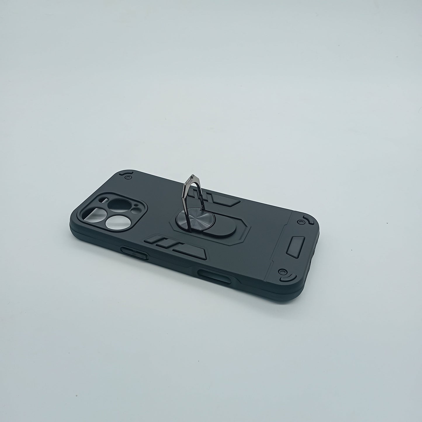 iPhone 16 Pro Max Ring Holder Shockproof Slim PC Case