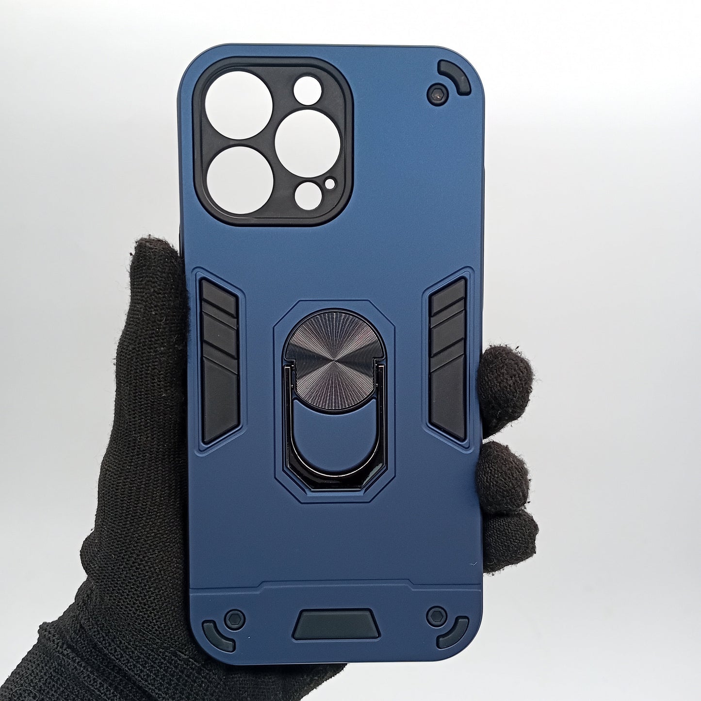 iPhone 16 Pro Max Ring Holder Shockproof Slim PC Case