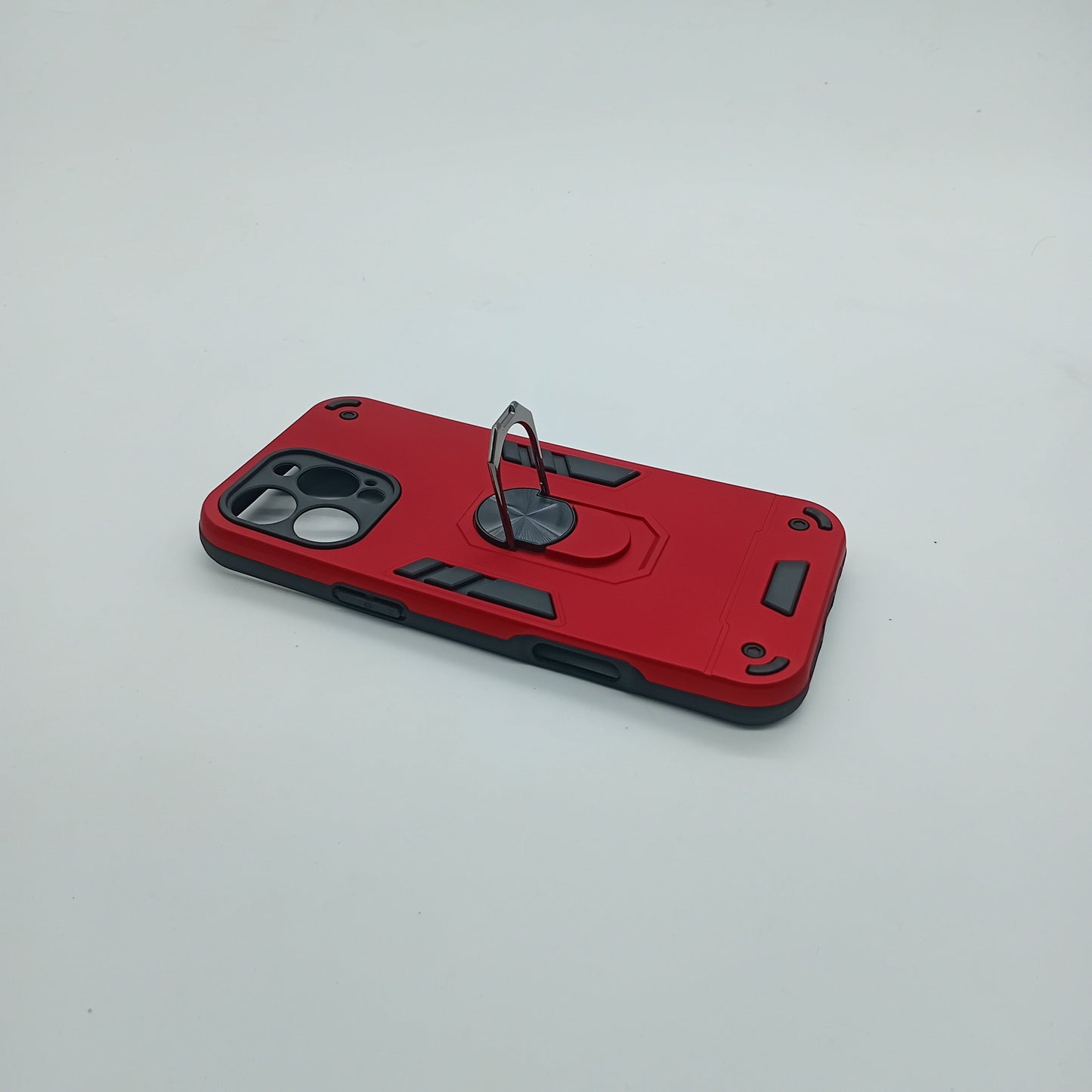 iPhone 16 Pro Max Ring Holder Shockproof Slim PC Case