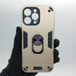 iPhone 16 Pro Max Ring Holder Shockproof Slim PC Case