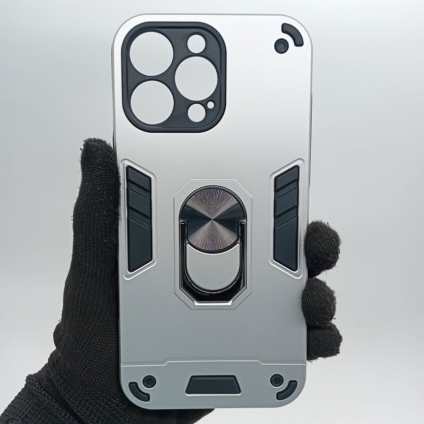 iPhone 16 Pro Max Ring Holder Shockproof Slim PC Case