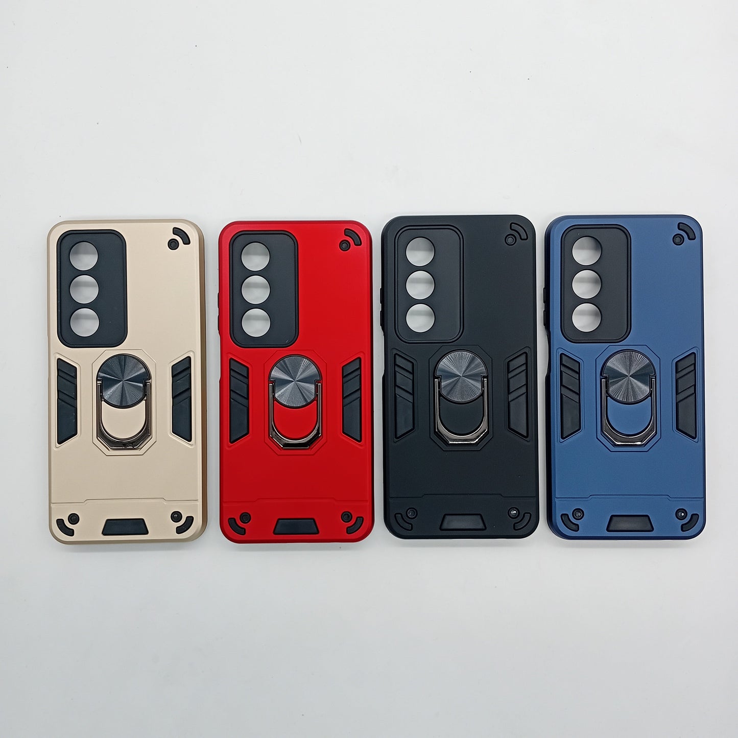 OPPO A3 Pro Hard PC Case: Shockproof Slim Back Cover w/ Ring Holder