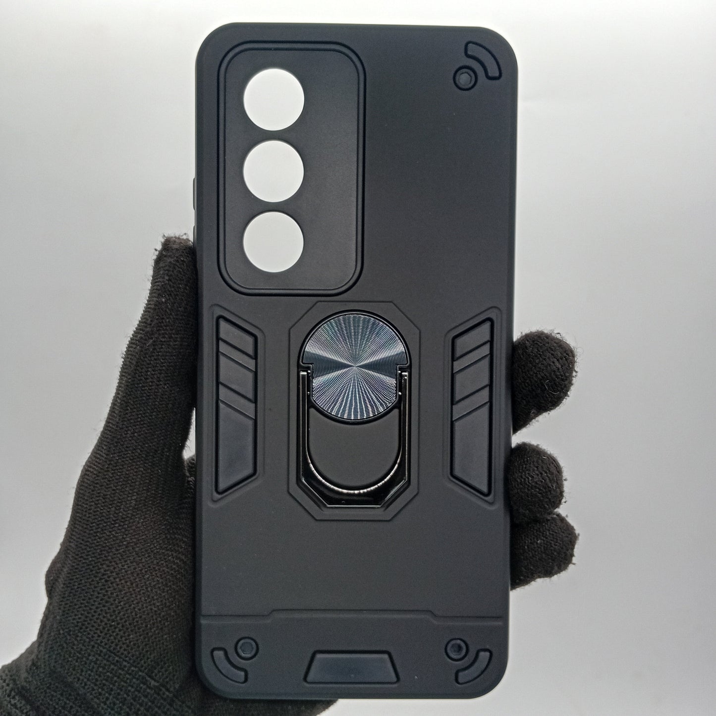 OPPO A3 Pro Hard PC Case: Shockproof Slim Back Cover w/ Ring Holder