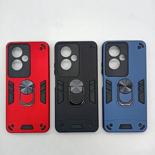 OPPO A79 Hard PC Case with Ring Holder, Shockproof Slim Cover