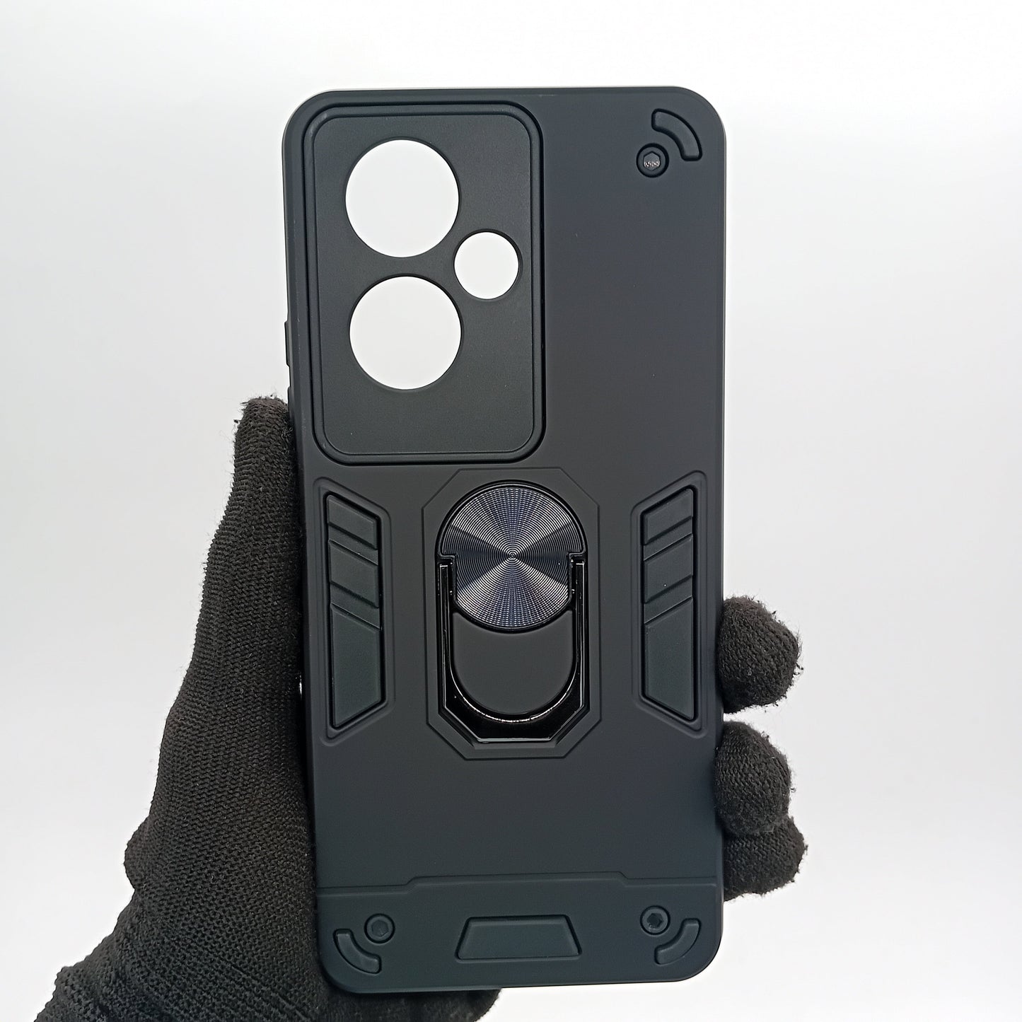 OPPO A79 Hard PC Case with Ring Holder, Shockproof Slim Cover