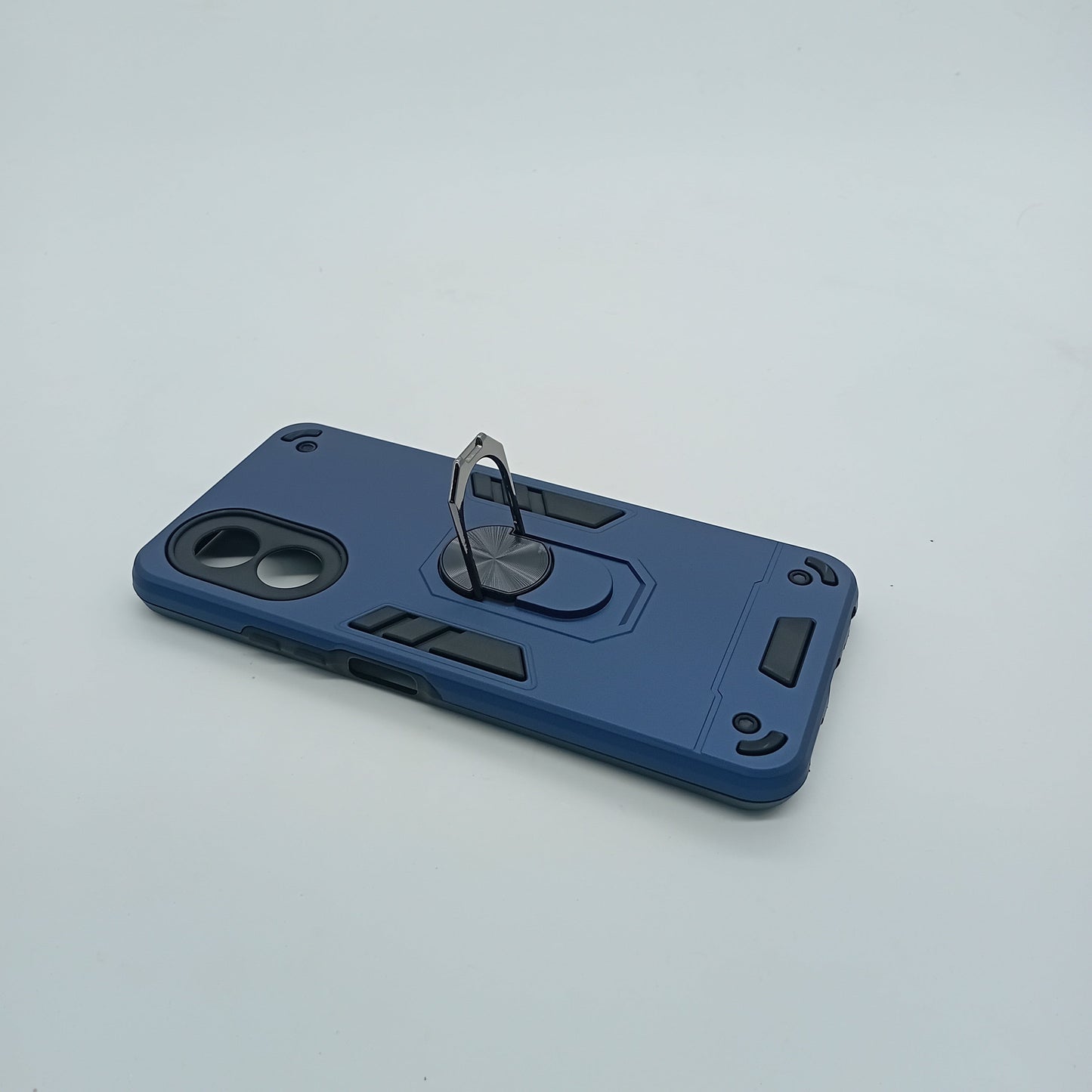 OPPO A38 Shockproof Hard PC Case with Ring Holder Kickstand