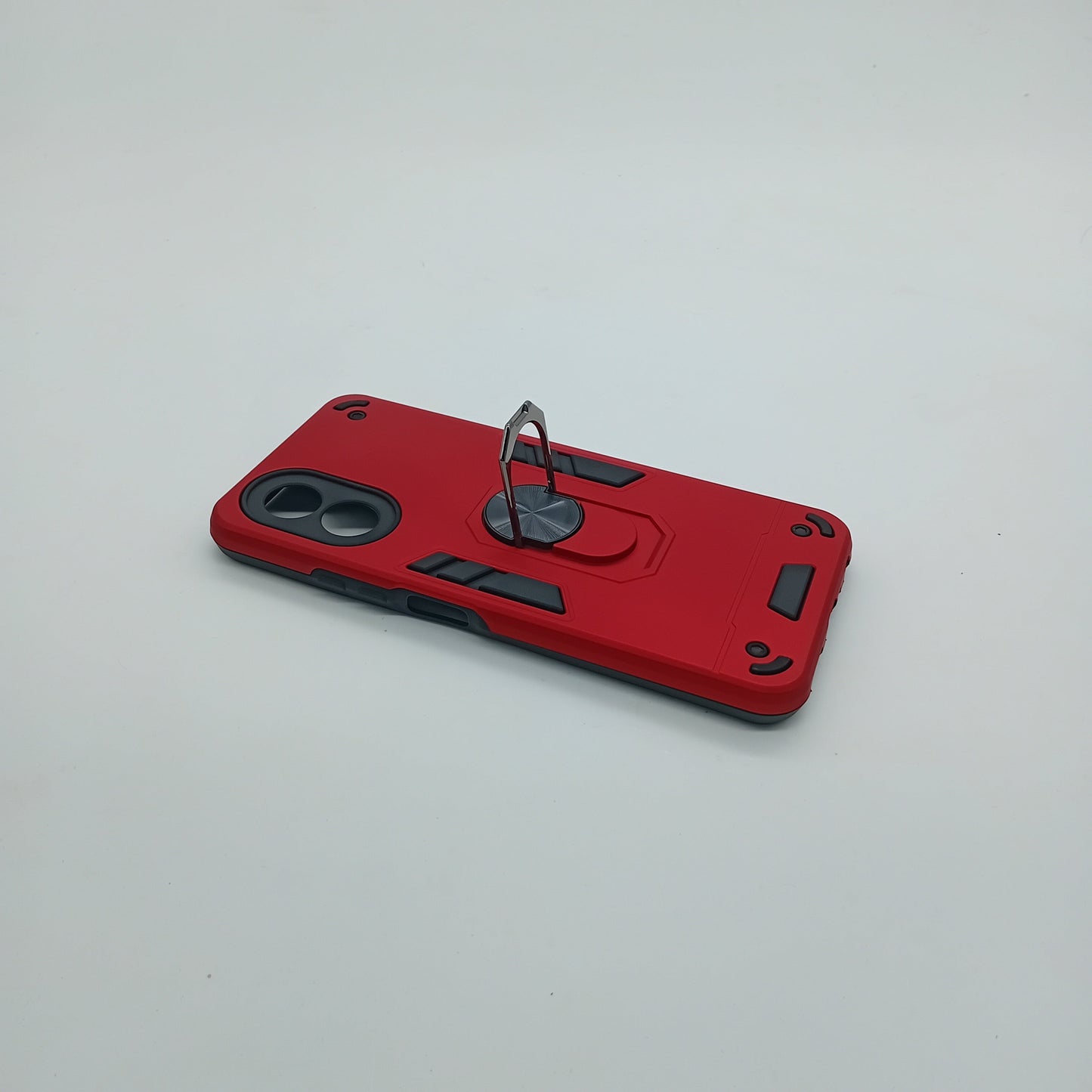 OPPO A38 Shockproof Hard PC Case with Ring Holder Kickstand