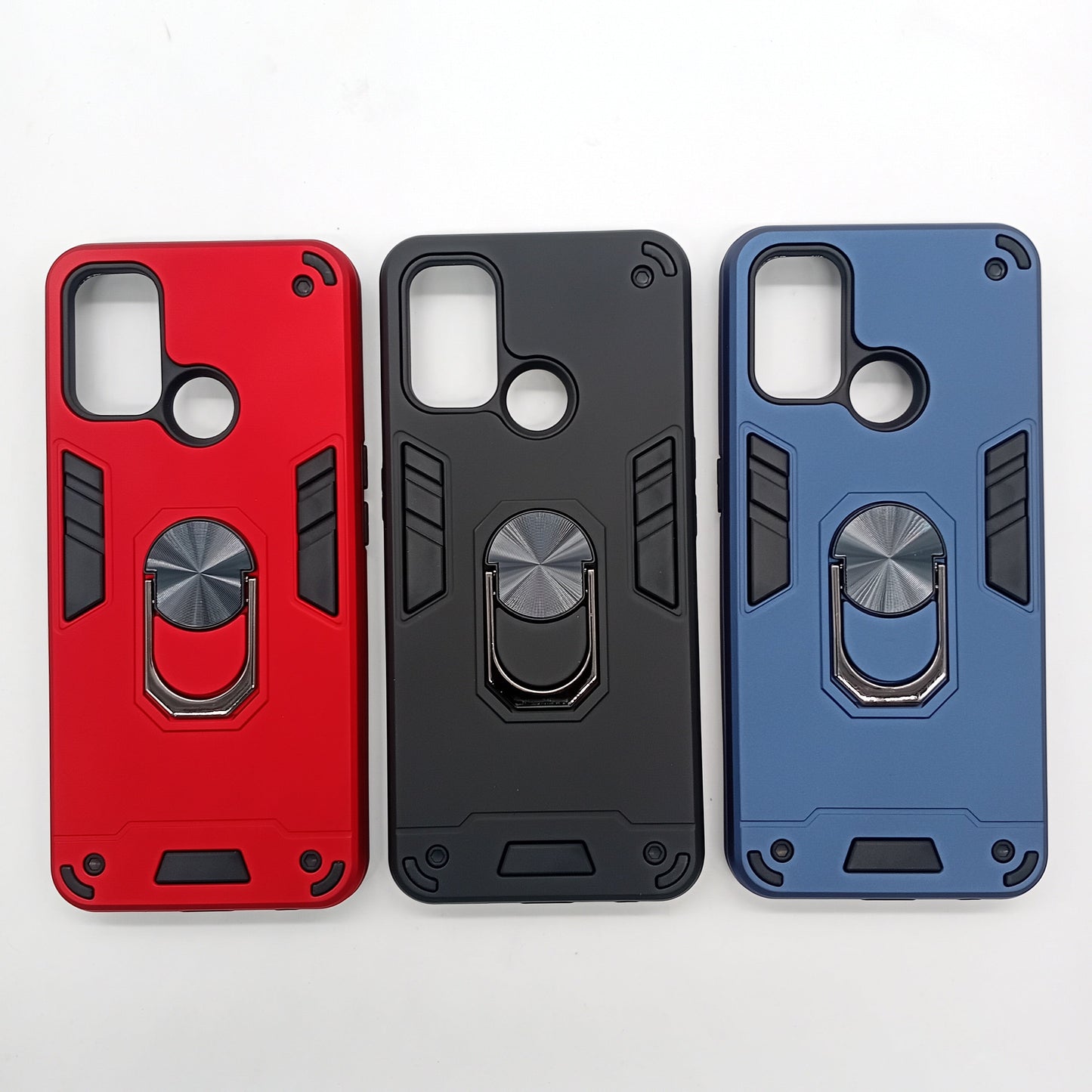 OPPO A53 Hard PC Shockproof Slim Case with Ring Holder