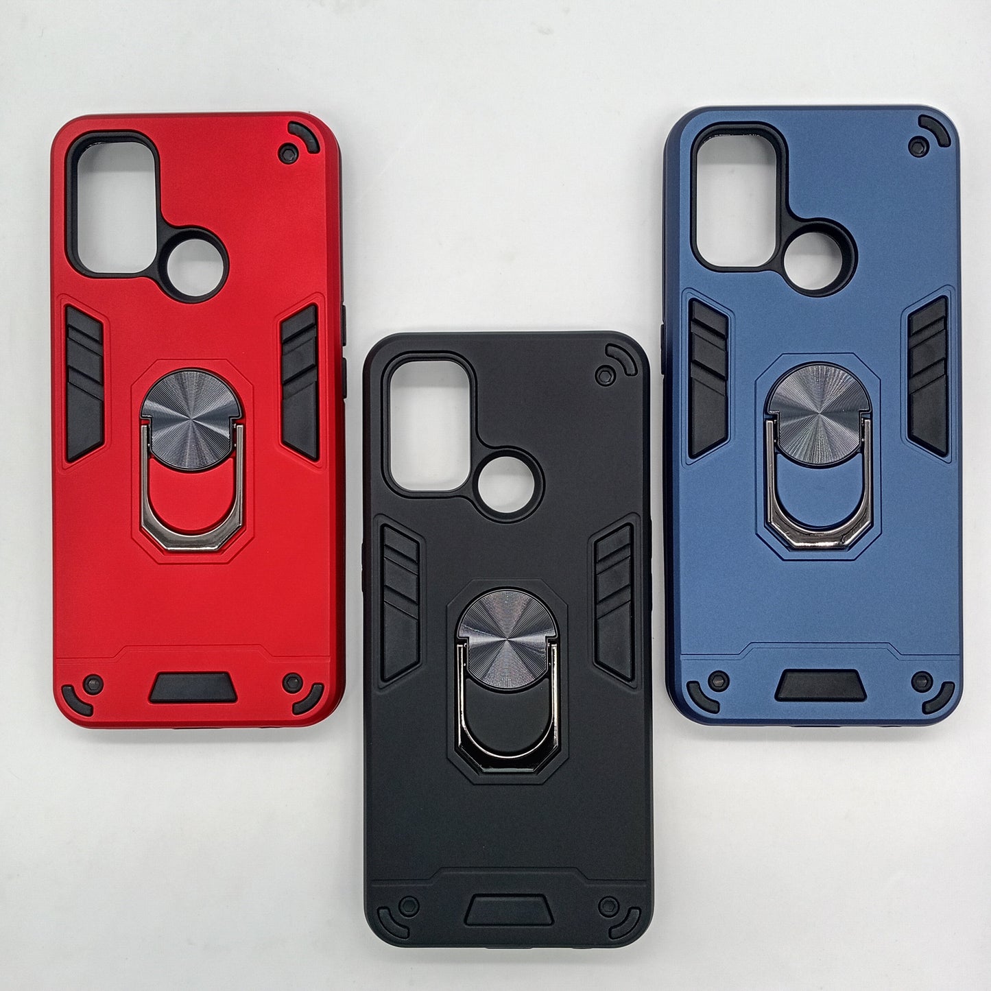 OPPO A53 Hard PC Shockproof Slim Case with Ring Holder
