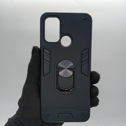 OPPO A53 Hard PC Shockproof Slim Case with Ring Holder